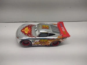 CARROS SCALEXTRIC DISNEY PIXAR LIGHTNING MCQUEEN SILVER RACER C3434 SLOT CAR Bb14 - Imagen 1 de 7