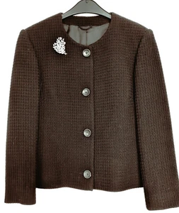 Damen-Tuchjacke, schwarz, 100% Wolle, Gr. 38, gebr. - Bild 1 von 5