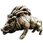 Pig Shape Figurine Vintage Ornaments Brass Boar