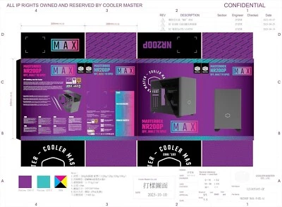 Cooler Master iTX NR200P Max  - ITX Case + 850W Gold power supply + Liquid Cool - Image 1 of 4