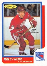 1986-87 O-Pee-Chee Hockey Kelly Kisio #116 NM/MT NEW YORK RANGERS