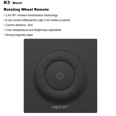 MiBoxer K2 K2S 2.4G Mini Remote Color Temperature Panel Remote Adjustable Dimmer - Image 1 of 4