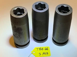 3 PIEZAS - ÁPICE - TOMAS DE IMPACTO - SF-21MM37 - 21MM - EE. UU. - - Imagen 1 de 4