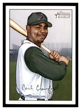 2007 Bowman Heritage #160 CARL CRAWFORD Tampa Bay Devil Rays