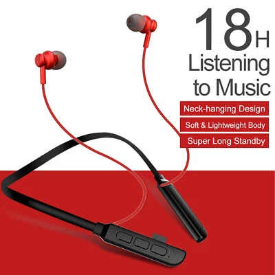 Wireless Sports Bluetooth Headset Headphone Stereo Earphone Long Battery Life - Image 1 of 4