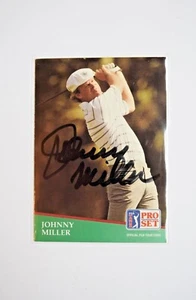 Juego de tarjetas de golf 199 Pro #28 Johnny Miller automático - Imagen 1 de 2