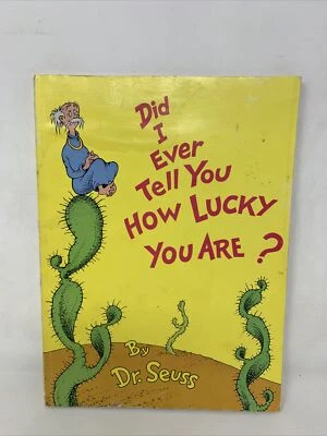 Did I Ever Tell You How Lucy You Are? by Dr. Seuss 1973 Paperback Vintage  - Image 1 of 4