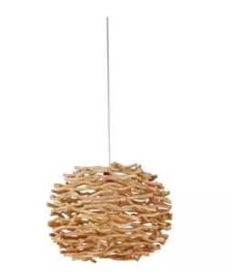 Light Wood Branch Pendant Light Modern Farmhouse Lighting SW2001NT Craft Made - Picture 1 of 3