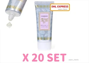 CANMAKE MERMAID SKIN GEL UV SUNSCREEN SPF50+ PA++++ 01 CLEAR 40g X 20 SET - Picture 1 of 6