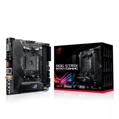 ASUS ROG Strix B550-I Gaming AM4 Motherboard Support AMD Ryzen 7 R7 5700,5800X - Image 1 of 4