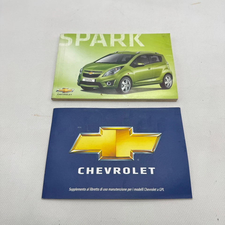 LIBRETTO USO E MANUTENZIONE CHEVROLET SPARK 2009 ITALIANO ORIGINALE UM-400 - Immagine 1 di 4