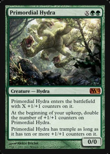 MTG Primordial Hydra, Moderate Play, English Magic 2012 - Image 1 of 1