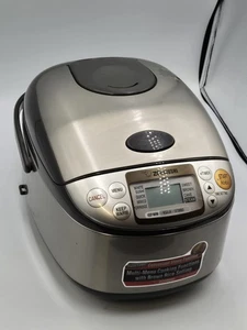 Arrocera Zojirushi Micom Base Only No Bowl NS-TSC10 - 5,5 tazas acero inoxidable funciona - Imagen 1 de 7