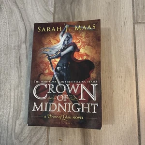 Crown of Midnight by Sarah J. Maas (2014, Trade Paperback) Original Cover Flaw* - Imagen 1 de 5
