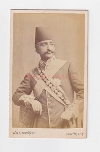 "THE SHAH OF PERSIA" CDV Carte de Visite W. & D. DOWNEY PHOTOGRAPH L19C - 11 - Picture 1 of 2