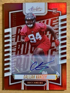 2023 Absolute Rookies Red Spectrum Signatures /100 Calijah Kancey Rookie Auto RC - Picture 1 of 2