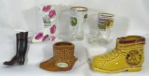 Konvolut 6 Vintage Souvenir Miniatur Stiefel & Schuhe - Bild 1 von 4