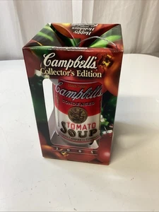 Neu im Karton Campbell's Weihnachtsschmuck Tomatensuppe ca. 2000 - 100TH ANNIVERSARY - Bild 1 von 5
