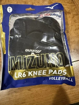 ¡NUEVO! Rodilleras negras Mizuno VOLLEYBALL LR6 - grandes 6 3/4" - ¡SELLADAS! Foto 1 de 4
