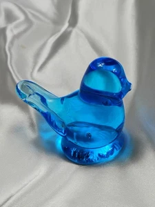 Figura de vidrio artístico firmada por Ron Ray 1990 Blue Bird of Happiness Phoenix Studios - Imagen 1 de 8