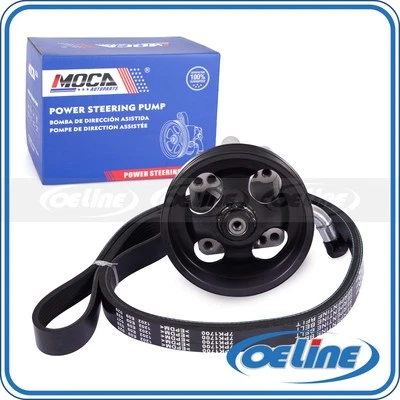 Power Steering Pump w/ Pulley Belt for 2009-2014 Nissan Maxima Murano 3.5L - Image 1 of 4