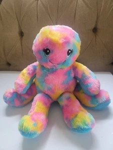 Build A Bear Workshop Batik Regenbogen Oktopus 15 Zoll Plüschtier Stofftier Spielzeug BAB - Bild 1 von 4