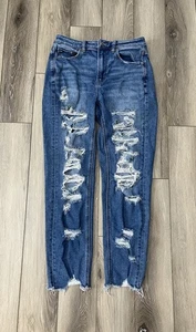 American Eagle Stretch Distressed Mom Jeans Damengröße 4 Regular "  - Bild 1 von 9