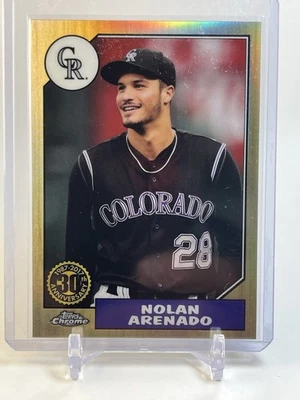 2017 Topps Chrome - 1987 Design Nolan Arenado #87T-15 - Image 1 of 2