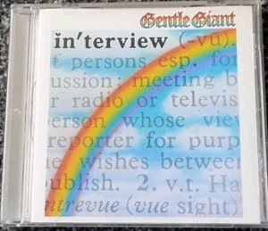 Gentle Giant In'terview (2009) Alucard EMI Label ALU-GG-013 Remastered 1976 Albu - Imagen 1 de 6