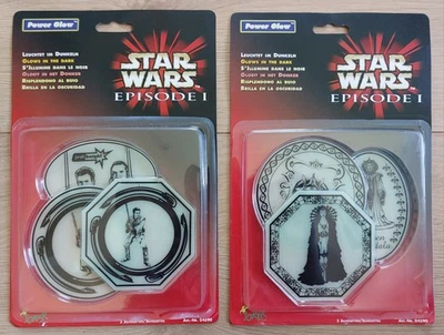 Star Wars Episode 1 Glow In The Dark Decorations Wall Hangings 1991 - Image 1 of 4