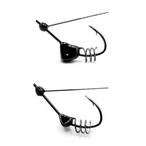 Core Tackle Wacky Shot Weedless Hook Black 3 Package - Picture 1 of 2