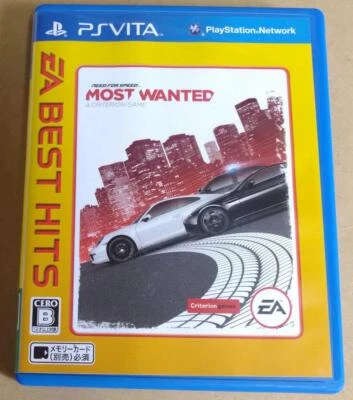 PS Vita Need for Speed Most Wanted EA Best Hits Japan With or without box Tested - Image 1 of 2