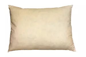 VINTAGE WHITE & PINK TICKING, DOWN FEATHER PILLOW, 2.5 POUNDS 18 X 24 INCHES (I) - Picture 1 of 5