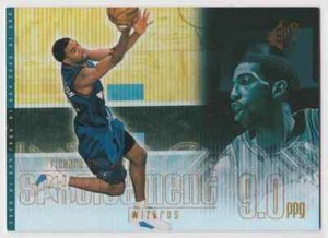 2000-01 UD SPX SPXCITEMENT RICHARD HAMILTON WASHINGTON WIZARDS #S19 INSERT