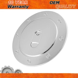 Chrome ABS Fuel Tank Gas Door Cap Cover for 2002-2006 Chevy Avalanche 1500 2500 - Picture 1 of 5