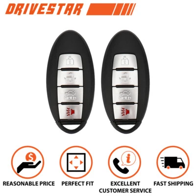 Drivestar 2x Replacement Keyless Entry Remote Control Key Fobs For Nissan Altima Foto 1 de 4