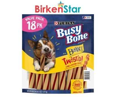 Purina Busy Bone With Beggin' Twist'd Adult Dog Chew (18 ct.) Great Price - Image 1 of 4