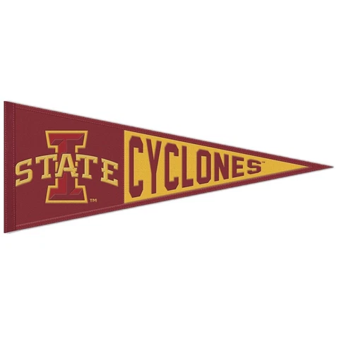 Iowa State Cyclones Wool Pennant - 13"x32" Cover