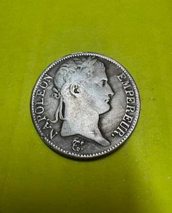 Coin 5 Francs 1812 France Napoleon - Picture 1 of 2