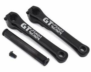 GT POWER SERIES BMX 3 STÜCK KURBEL SCHWARZ ALU HARO REDLINE HUTCH GT  - Bild 1 von 1