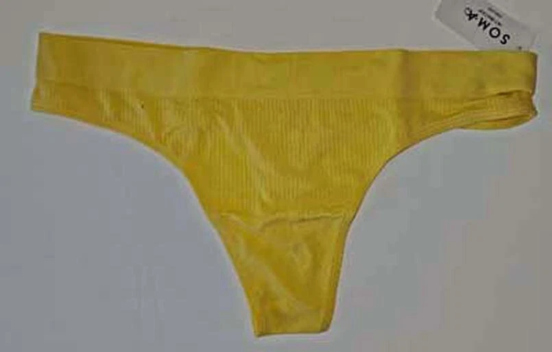 SOMA INTIMATES ~ SEAMLESS ALOE RIBBED THONG ~ New with TAG  Size MED - Image 1 of 1