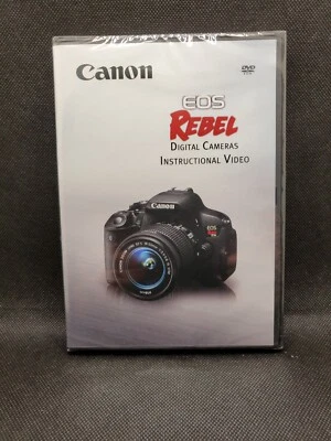 Novo Guia Tutorial Selado Canon DVD Vídeo Instrucional para SLRs Canon EOS Rebel - Imagem 1 de 4