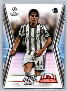 2023 Topps UEFA Champions League Int Trading Card Day #NTCD-S13 Nicolò Fagioli - Picture 1 of 2