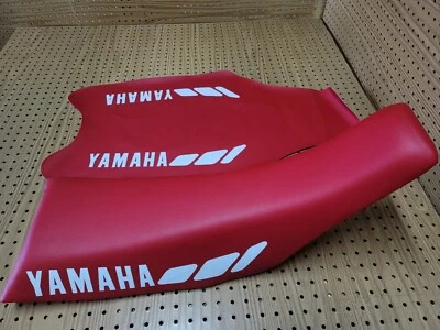 YAMAHA YZ125 YZ250 1990 SADDLE SEAT COVER "red"  [Y-120] - Image 1 of 4