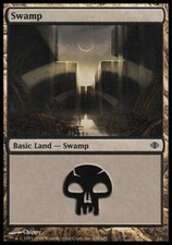 1x Swamp - Foil NM, English MTG Shards of Alara