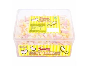 SWIZZELS TEETH AND TOOTHBRUSH TUB 576G X 1 TUB - Picture 1 of 2