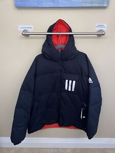 Adidas Terrex Reversible 3-Stripe Down Hooded Jacket EH4011 Men’s Size XXL New