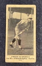 1916 M101-5 Sporting News #104 Fred Luderus