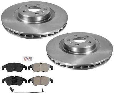 Rotores de freio a disco dianteiro pastilhas de freio a disco sensor de pastilha de freio para Audi S5 2008-2011 - Imagem 1 de 4