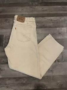 Vintage 90’s Levis Orange Tab 550 Relaxed Fit Tapered Leg Beige 36x34 (34x29) (F414) - Bild 1 von 9